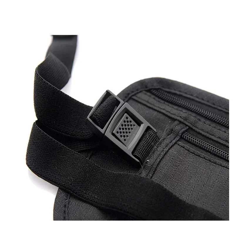 Invisib Travel Waist Packs Waist Pouch for Passport Money Belt Bag Hidden Security Walt Gifts waist bag belt bag runningXJ241106