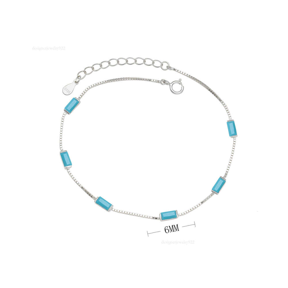 Square gemstone design bracelet stainless steel Jewelry for woman good gifts