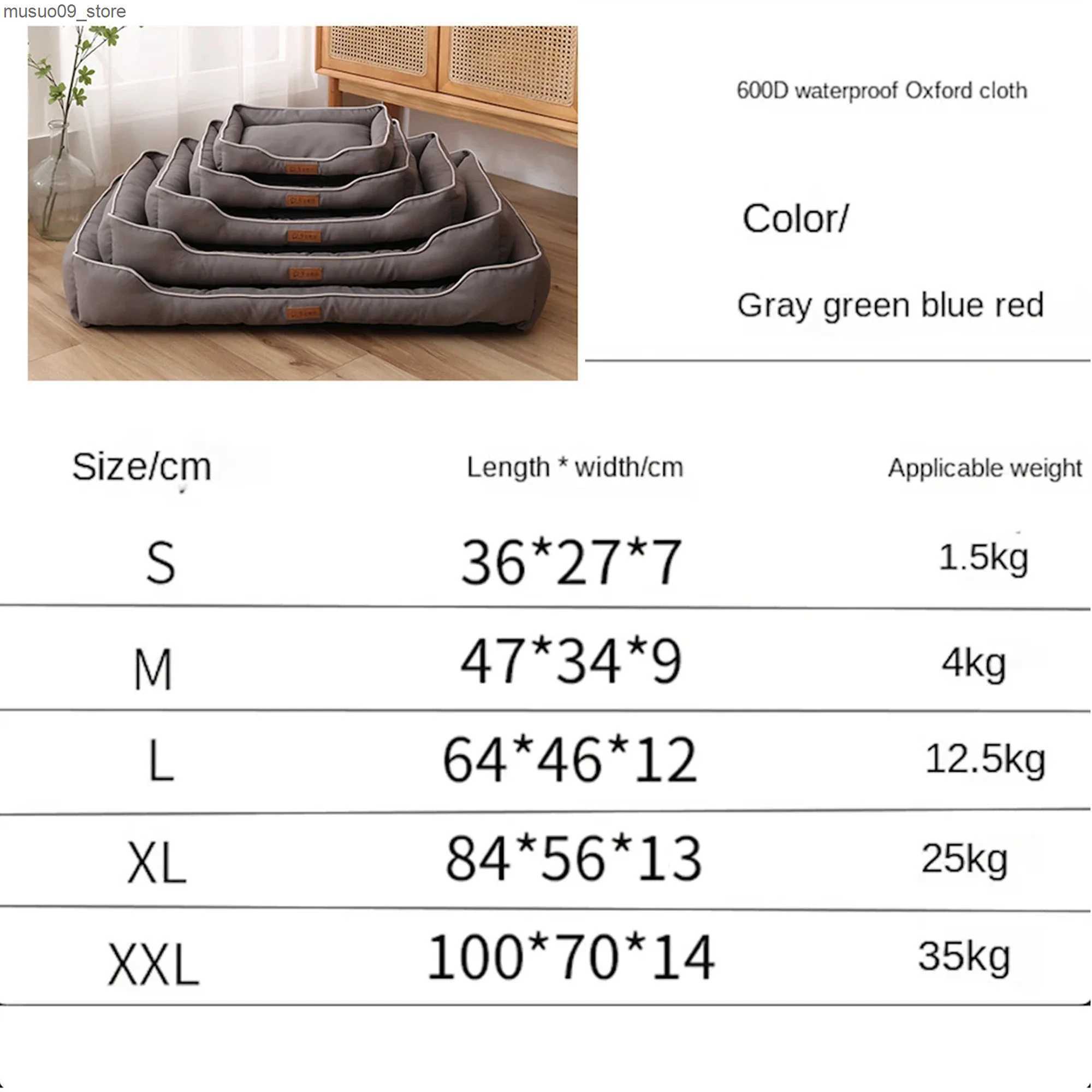 kennels pens Scratch resistant and waterproof blanket for dogs wear-resistant medium dog pad for pets quick rebound small dog accessories L240910