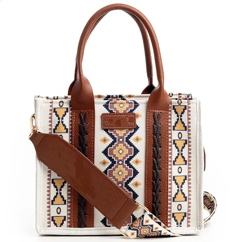 High-end Womens Backpack Handbag Tote Western Purse Bag Shoulder Bohemian Aztec