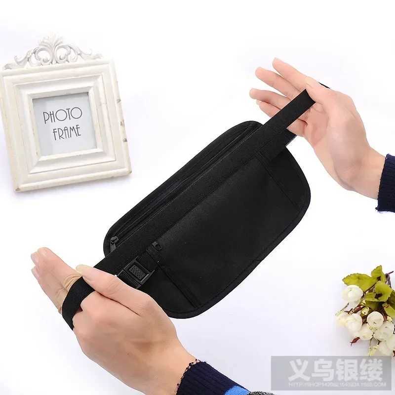 Invisib Travel Waist Packs Waist Pouch for Passport Money Belt Bag Hidden Security Walt Gifts waist bag belt bag runningXJ241106