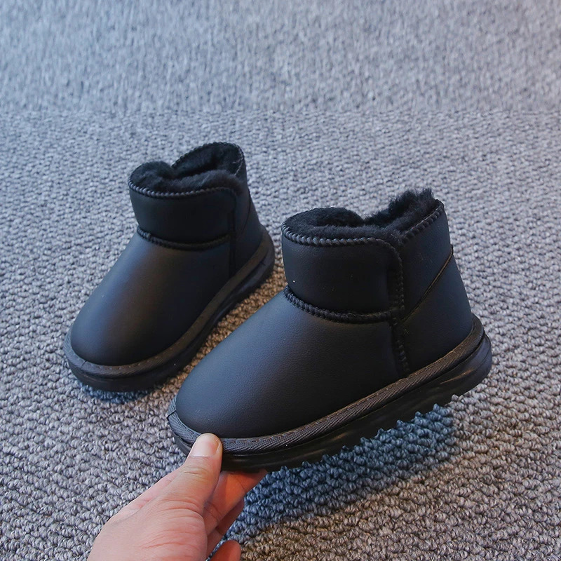 Fashion Children Casual Shoes Girls Boys Cotton Snow Boots Warm Kids Boots Boy Winter Cotton Shoes Sneakers 241106