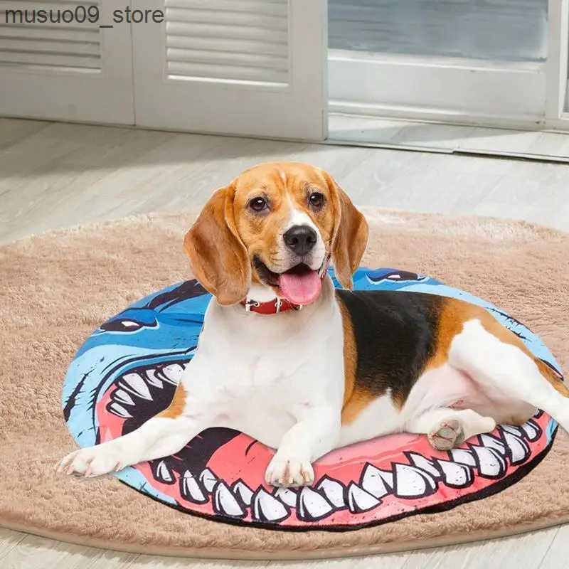 kennels pens Outdoor cat bed anti-skid pet mat foldable pet mat pet supplies indoor Flat noodles box bed dog cat L240910