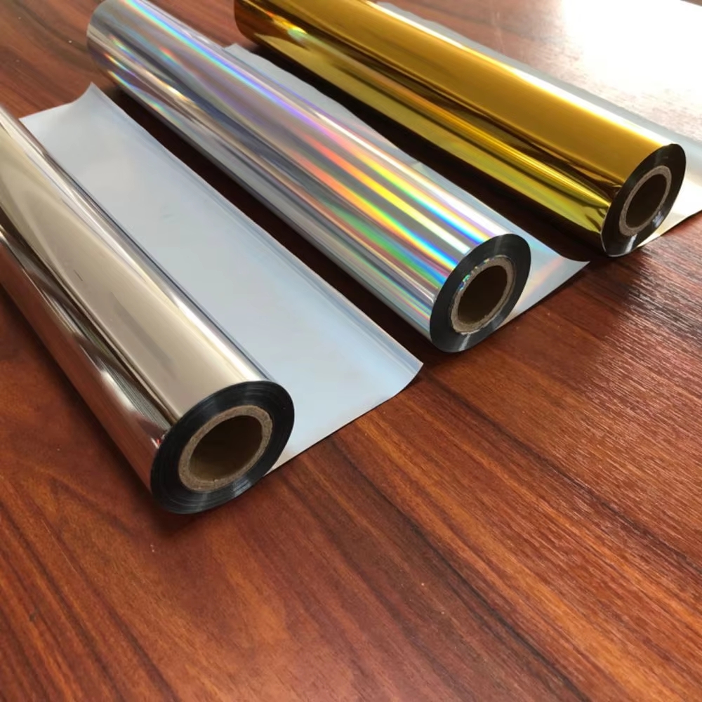 New Arrival PET Toner Foil for DIY Printing for Making Cards Available in Gold Silver Red Blue Holographic Colors