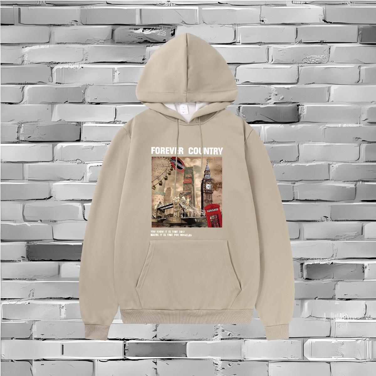 Free Shipping Hoodie High Quality Men's Hooded Sweatshirt Anime Print Clothings Hip Hop Street Breathable Long Sleeve Thick Fleece