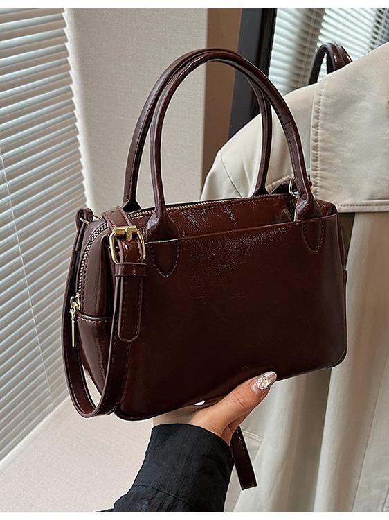 New Versatile Women's Cross Single Shoulder Handheld Fashion Soft Leather Small Square Bag Designer Bags Handbags Women