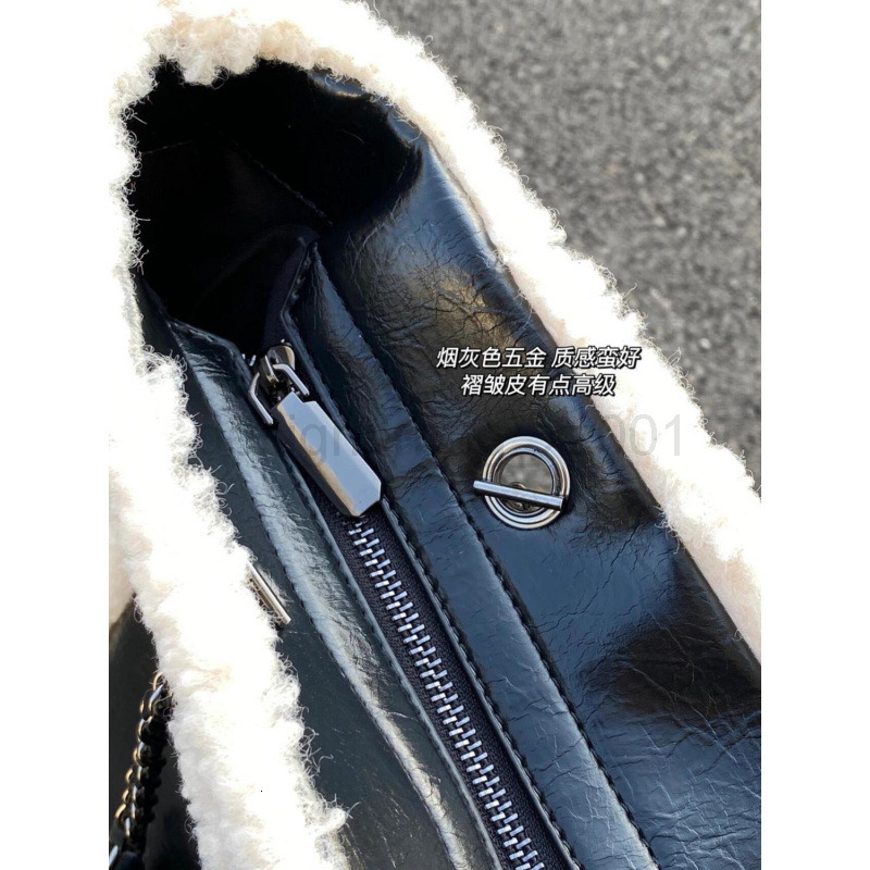 Fashion Classic Bag Designer 10a Top Nikiduncks Woman Handbagevening Bags Autumn and Winter Lamb Wool 2024 Womens Large Capacity Tote Sh