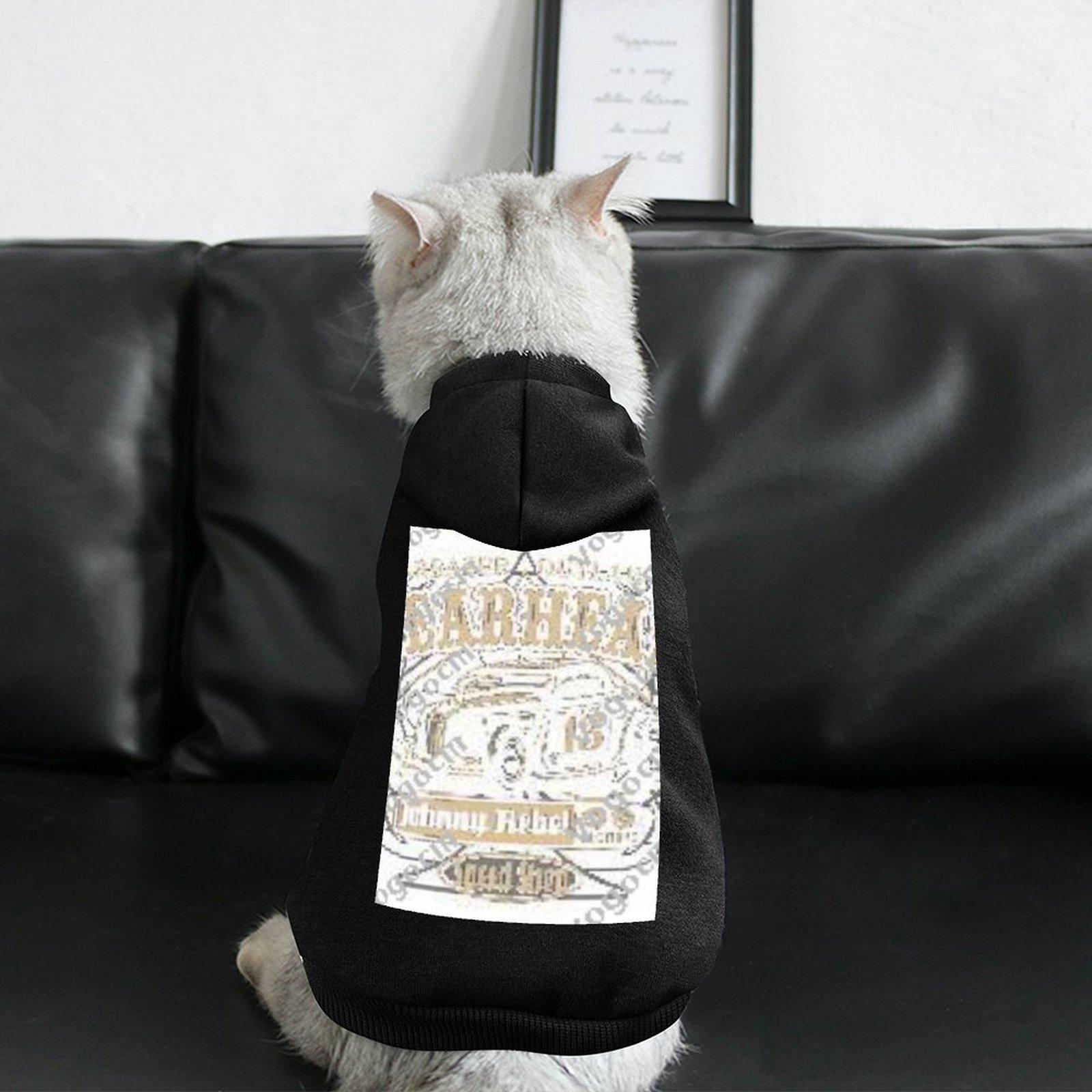 2024 DIY Dog's Hooded Sweatshirt Breathable Long Sleeve Anime Printing Hoodie Pullover Customized Anime Fine Fabrics Loose Fit Top Hoodie