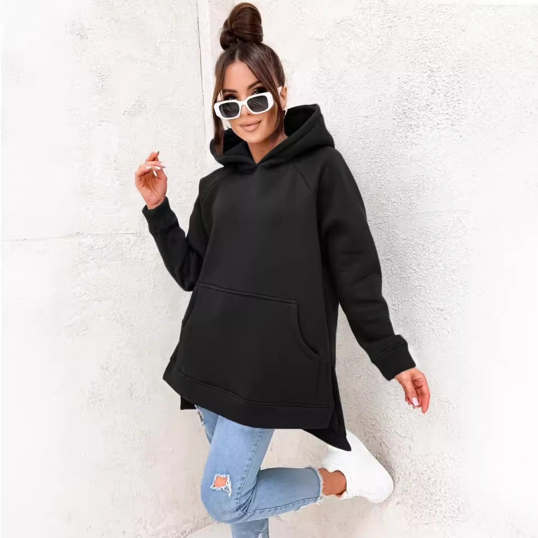 New Designer Autumn Collection Solid Color Hoodie Casual Loose Hoodie Fashion Hoodie Trendy Long Sleeve