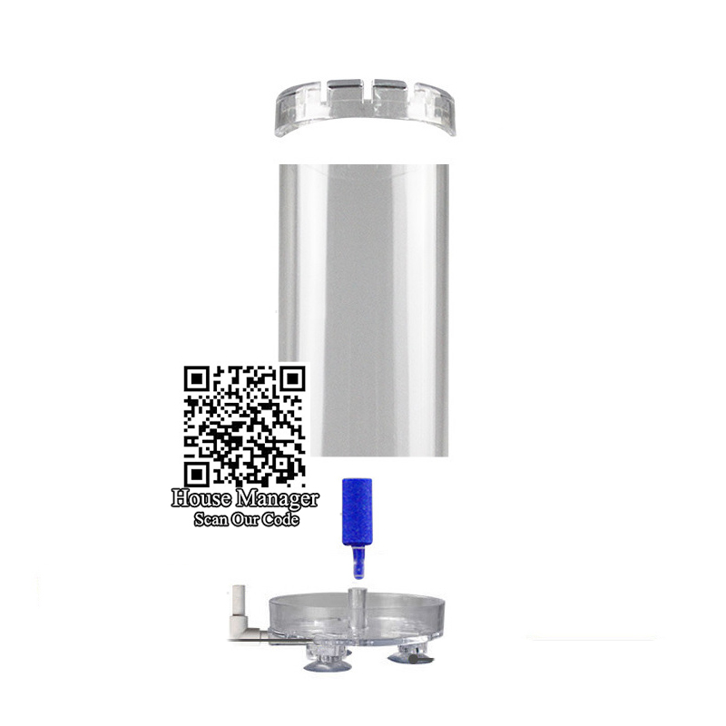 Aquarium Fluidized Bed with Rolling Balls Filter Material Air Oxygen Pump Maker Fish Tank Nitrifying Bacteria Device Accessories