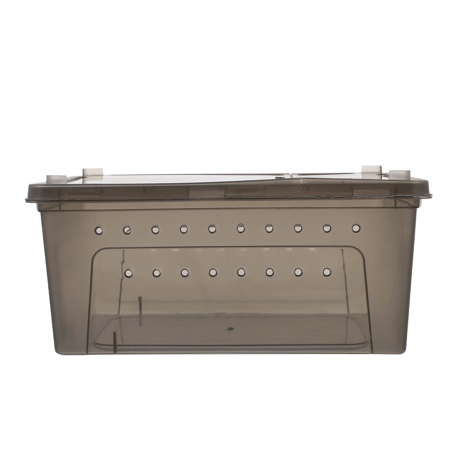 1pc Pet Reptile Feeding Box Reptile Terrarium Breeding Box With Feeder Aquarium Turtles Water Fish Tank Guppy Breeding Tub