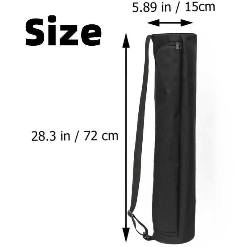 Exercise Yoga Mat Bag Full-Zip Canvas Waterproof Yoga Mat Carry Bag Storage Bag Yoga Mat Holder with Adjustab Shoulder StrapXJ241106