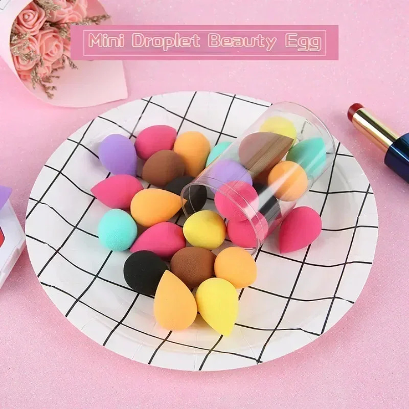7/8 mini cosmetic sponge powder puff basic cream concealer cosmetic mixer tools 241105