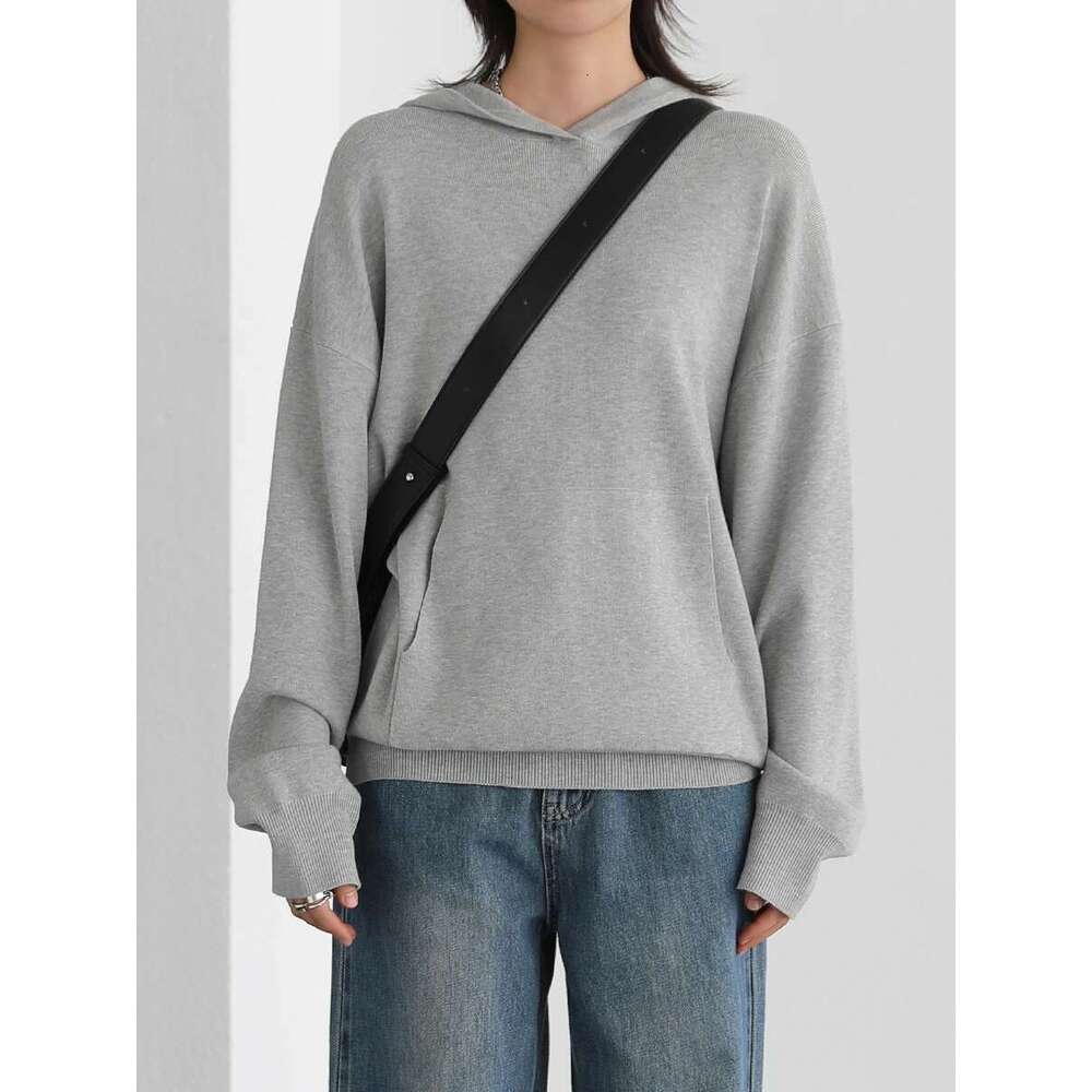 CHIC VEN Women's Sweaters Solid Casual Hooded Knitted Sweater Coat For Woman Long Sleeve Jumpers Female Tops Autumn Winter 2022