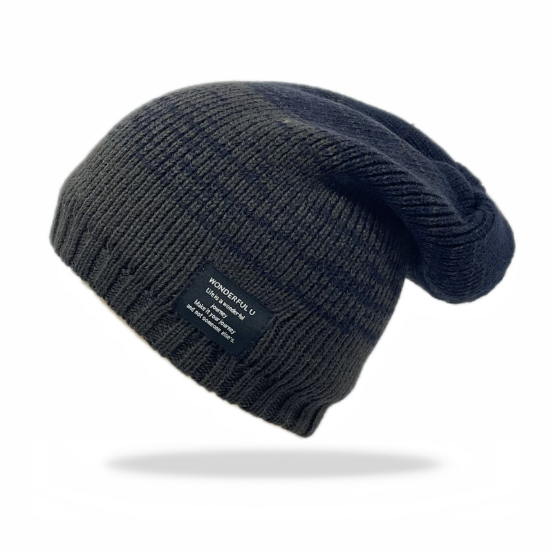 High quality design, Men's and women's neutral autumn and winter with velvet outdoor windproof ear protection knitting, woolen hat