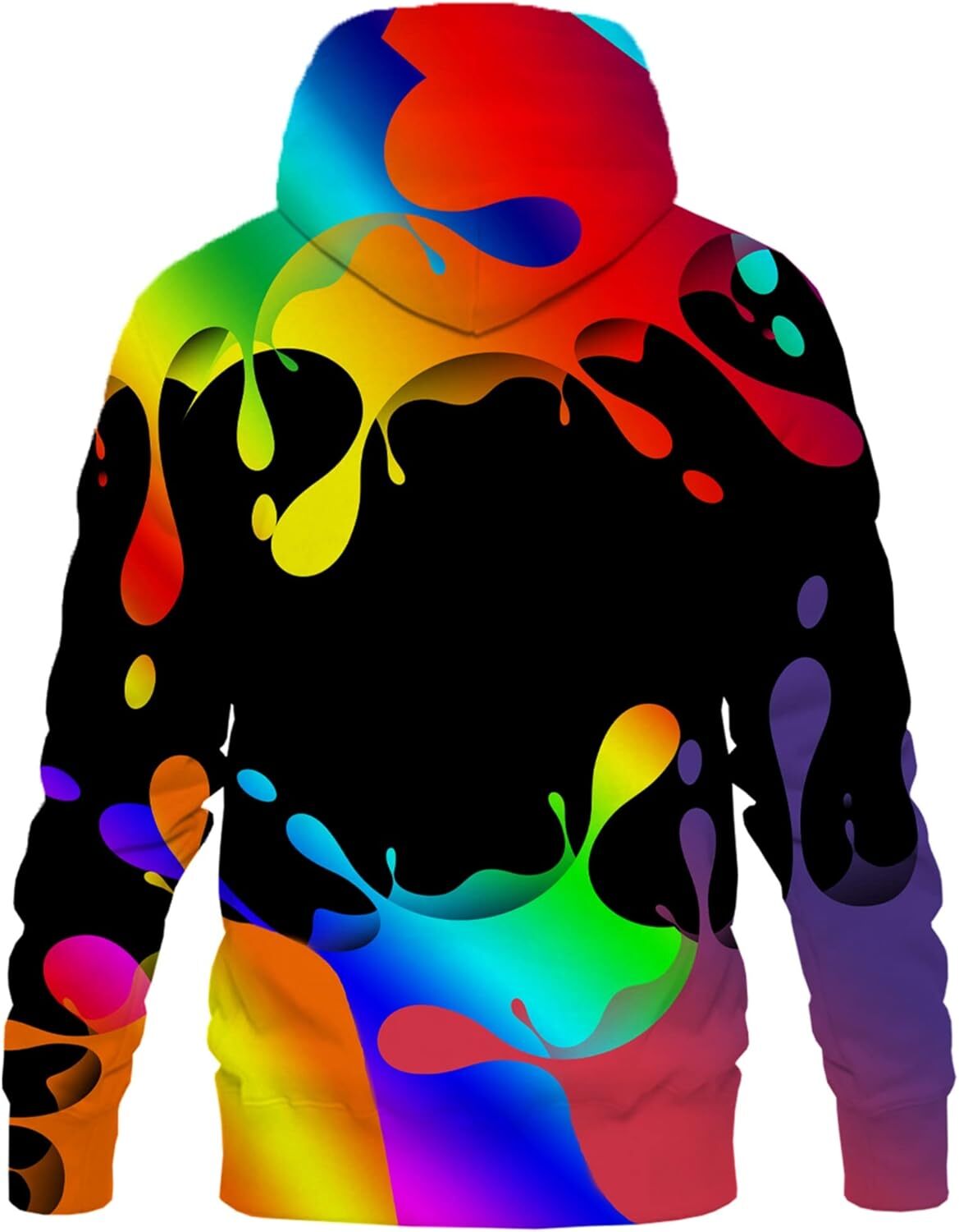 Hoodie for Mens Unisex 3D Printed Hooded Sweatshirt Casual Pullover Hoodie with Big Pockets Graphic Pullover Long Sleeve Warm and cool
