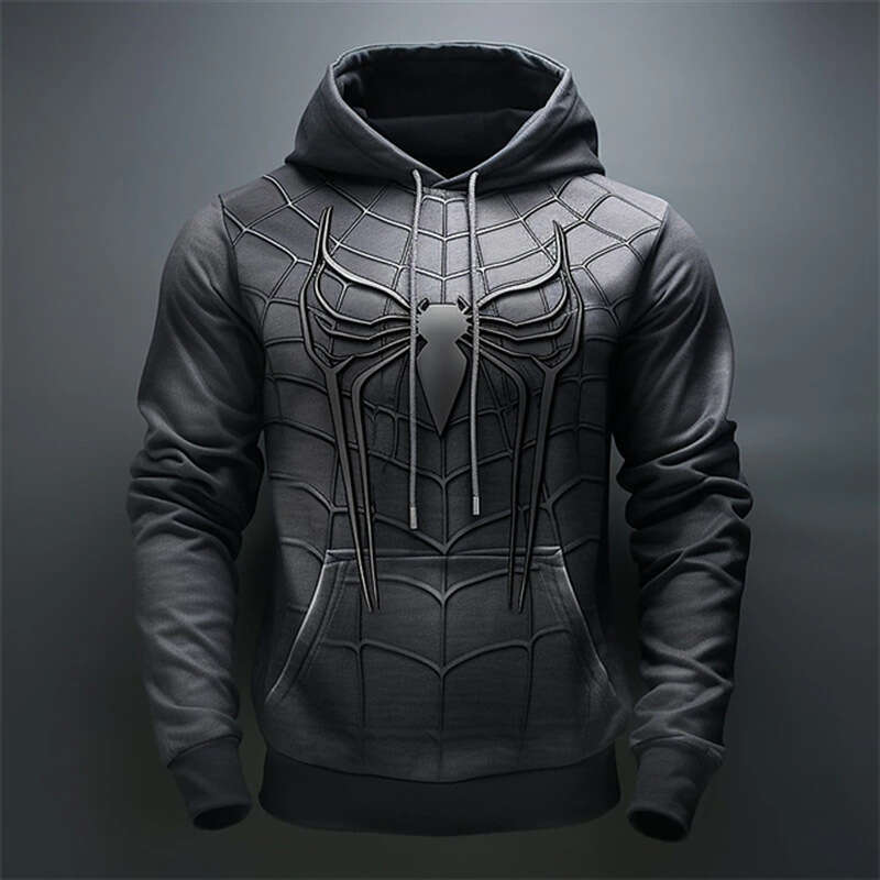 shanshi spider hoodie Men's fashion sportswear spider autumn casual pattern hoodie trend Harajuku Street hoodie