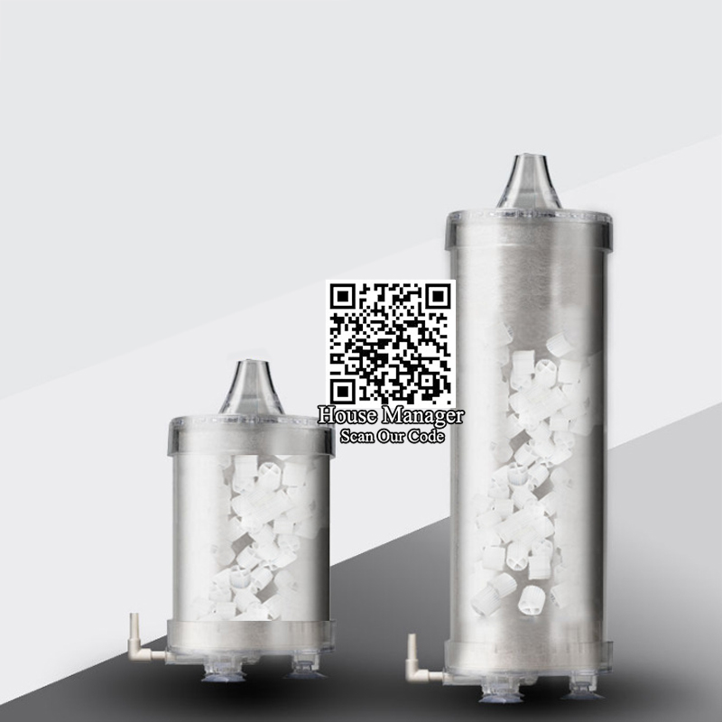 Aquarium Fluidized Bed with Rolling Balls Filter Material Air Oxygen Pump Maker Fish Tank Nitrifying Bacteria Device Accessories