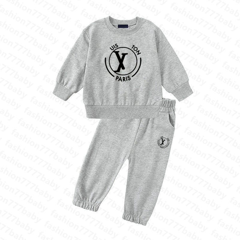 Clothing fashion hoodies Sets BABY boys girls Autumn kids Designer printing cotton Sweater coat pants Suit Cuhk children's sports sui