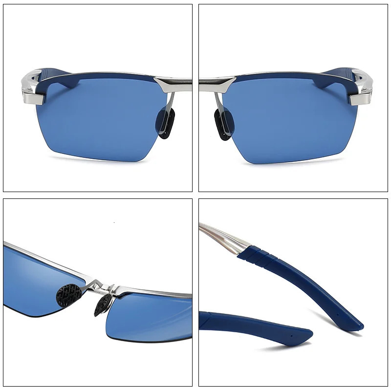 GCV Ultralight Frame Polarized Sunglasses Glasses Mens Fashion Sports Style Driving Fishing Mens Outdoor Travel UV Goggles 241106