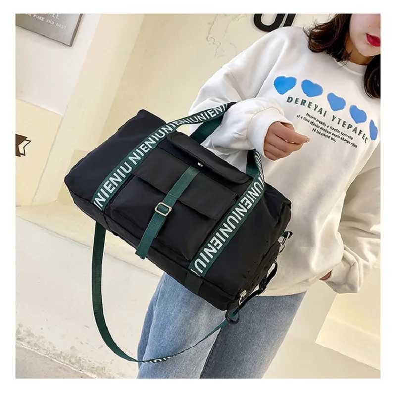 Waterproof Gym Bag Womens Fitn Outdoor Travel Bags Man Multifunctional Dry Wet HandBag Yoga Swim Sports Shoe Shoulder BagXJ241106