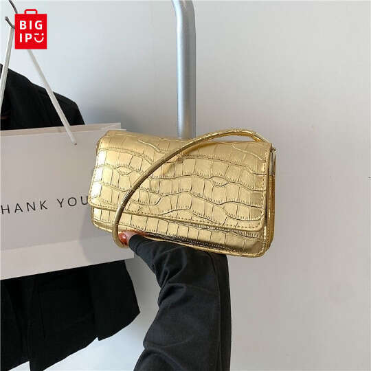 Designer Bag Golden Korea Serpentine Girl Woman Messenger Trend Shoulder Bags PU PVC Leather Women Lady Shining Handbag Purses MINI Small Bag