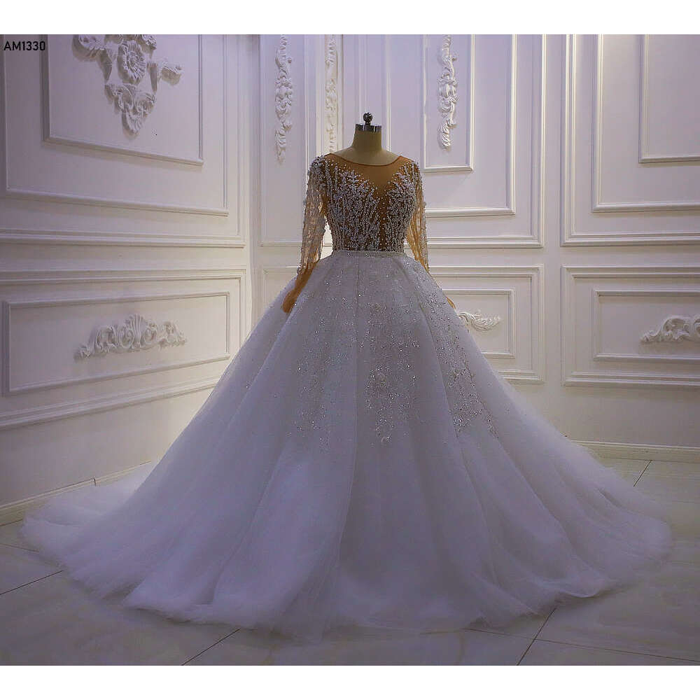 V-neck New Collection Mermaid 2 in 1vestidos de novia