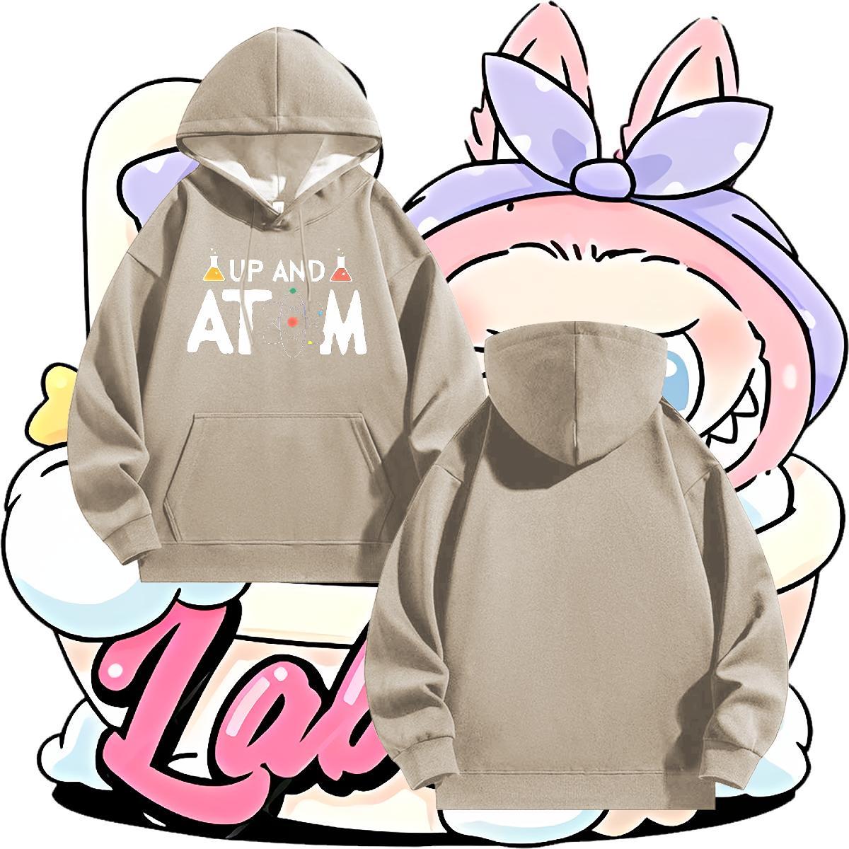 2024 New Women Hoodie Hooded Collar Breathable Unisex Lady Clothes Hoodie Custom Print Oversized Top Hoodie 350g Cotton Street Wear