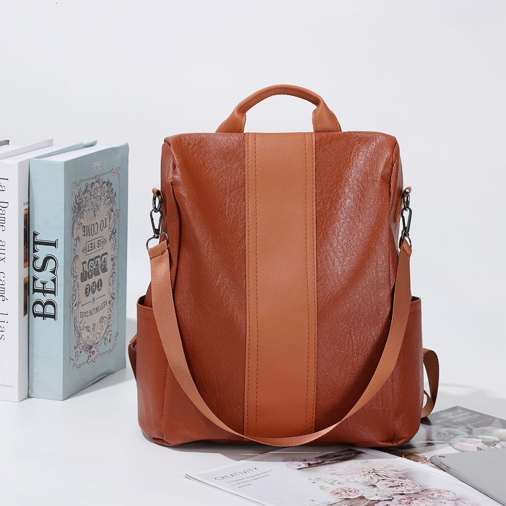 Fashion Anti-Theft Design Backpack Casual Daypack Female Rucack Women Shoulder Outdoor Travel Multi-Function Bag