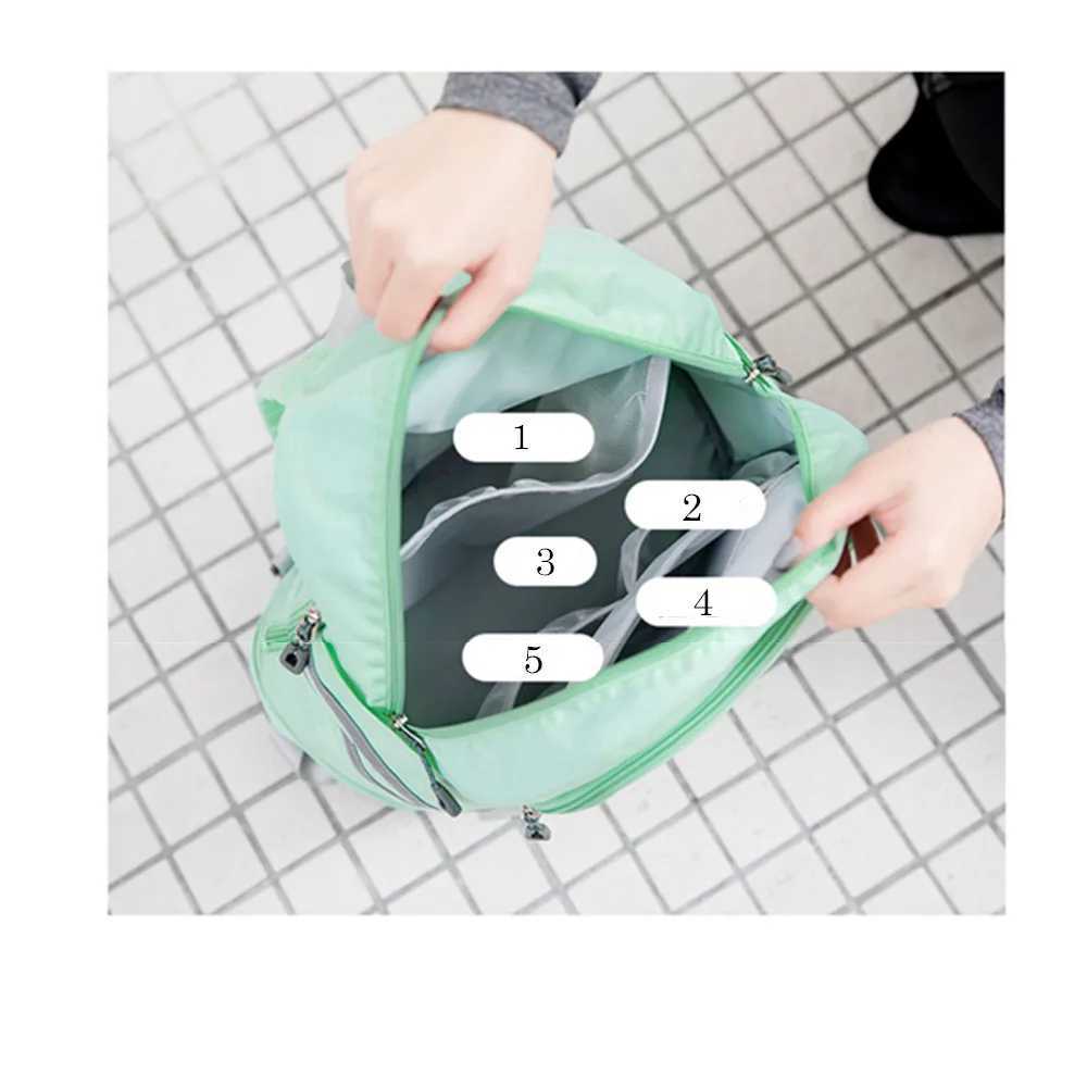 Women Gym pack Traveling Fitn Bags for Shoes Training Dry And Wet Sack Gymtas Sac De Sport Mochila SwimmingXJ241106