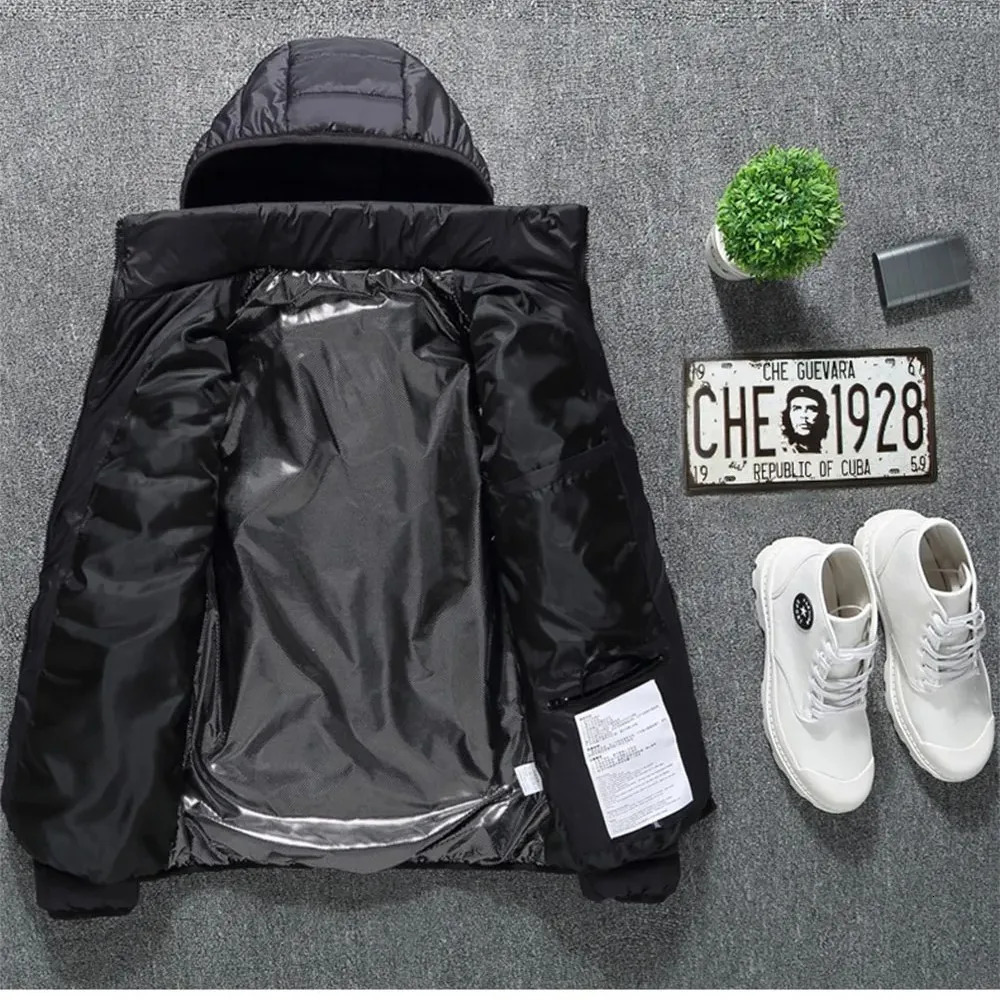 21 Areas Heated Jacket Men Warm Vest USB Self Heating Jacket Women Heated Coat Ski Camping Hiking Winter Cotton Clothes Washed 241106