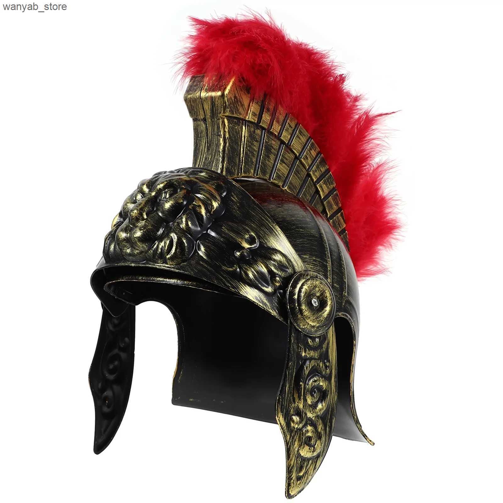 Wide Brim Hats Bucket Hats Roman Soldier Prop Carnival Costume Props Costume Hat for Christmas Halloween Cosplay Party Samurai L240910