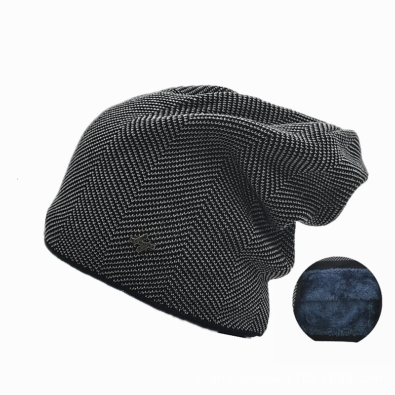 High quality design, men and women Knitted hat with thermal cold sleeve cap, neutral plush elastic cap