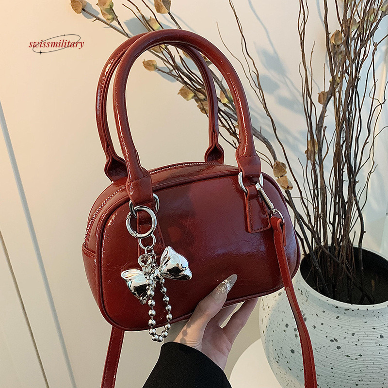 New baseball women's high-end texture, fashionable and simple handbag, pillow commuting shoulder bag, crossbody bag #36 swissmilitary