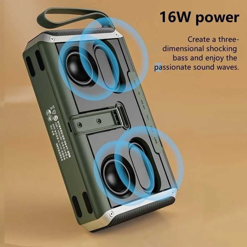 Radio SANSUI F55 Wireless Speaker 7-inch LED Display Ra Portable FM Ra TF Card Slot MP4 Music Player Video Speaker Z241106