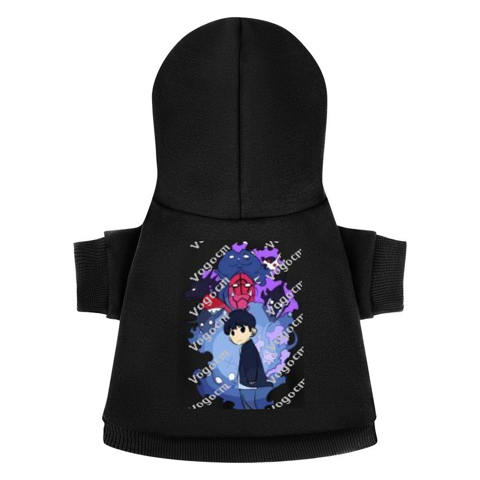 Wholesale Dog Sweatshirts Hooded Breathable Everyday Wear Pet Hoodie Customized cartoon Fine Fabrics Cool Clothes Hoodie