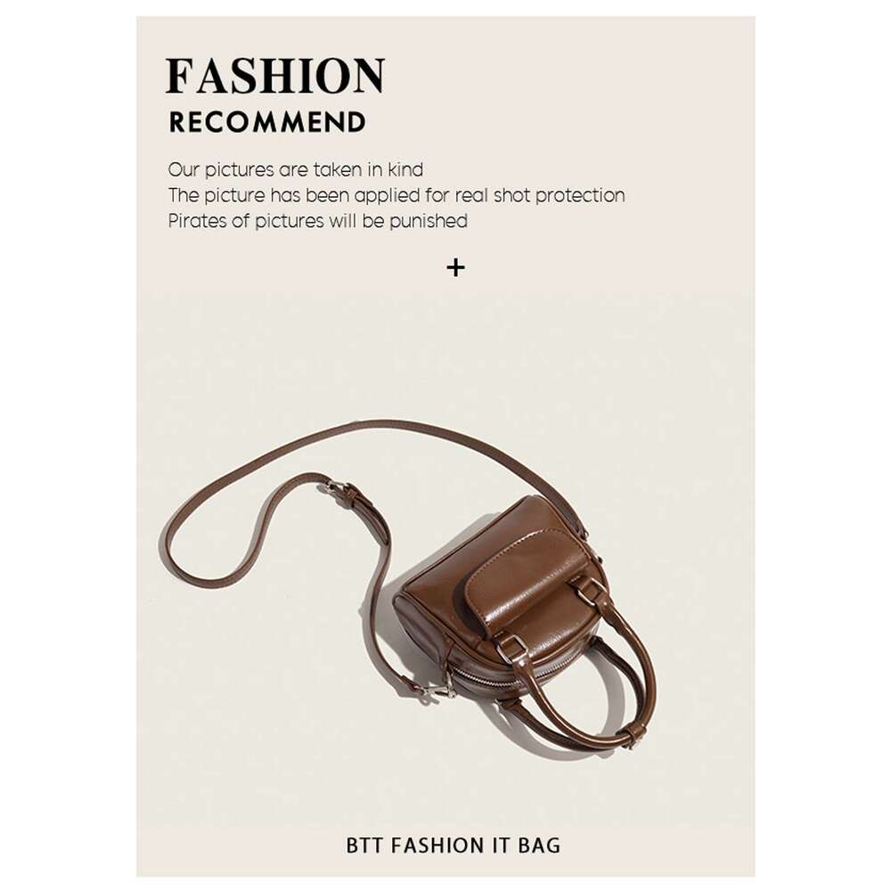 Designer Bag Korean Niche Design Handbag 2024 New Western-Style Commuting Handbag Retro Fashion Crossbody Shell Bag For Women
