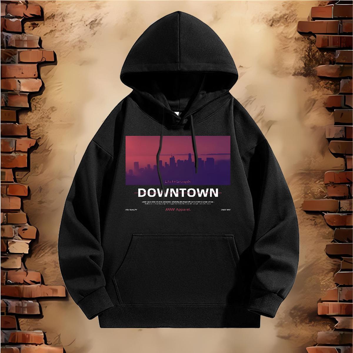 Customized Hoodie Men Classic Men Hoodie Custom Print Plus Size Tops Hoodie Street Wear Breathable Soft 350g Cotton