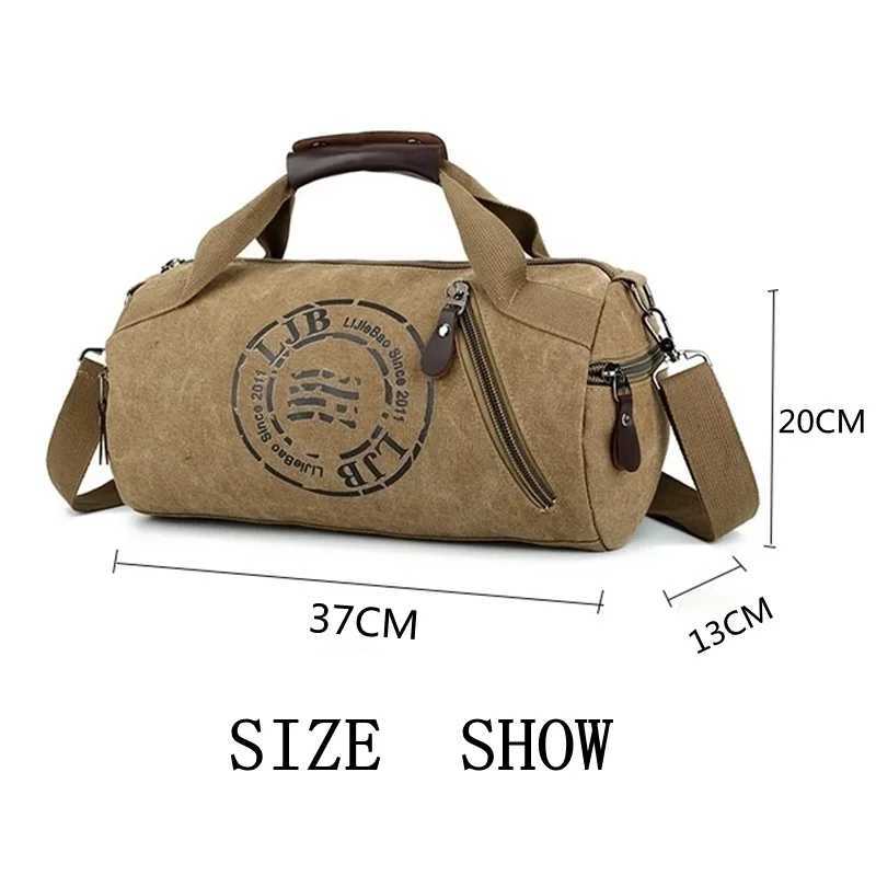 Durab Multifunction Handbag Men Canvas Sport Bag Training Gym Bag Women Fitn Bags Outdoor Sporting Bags for Ma FaXJ241106