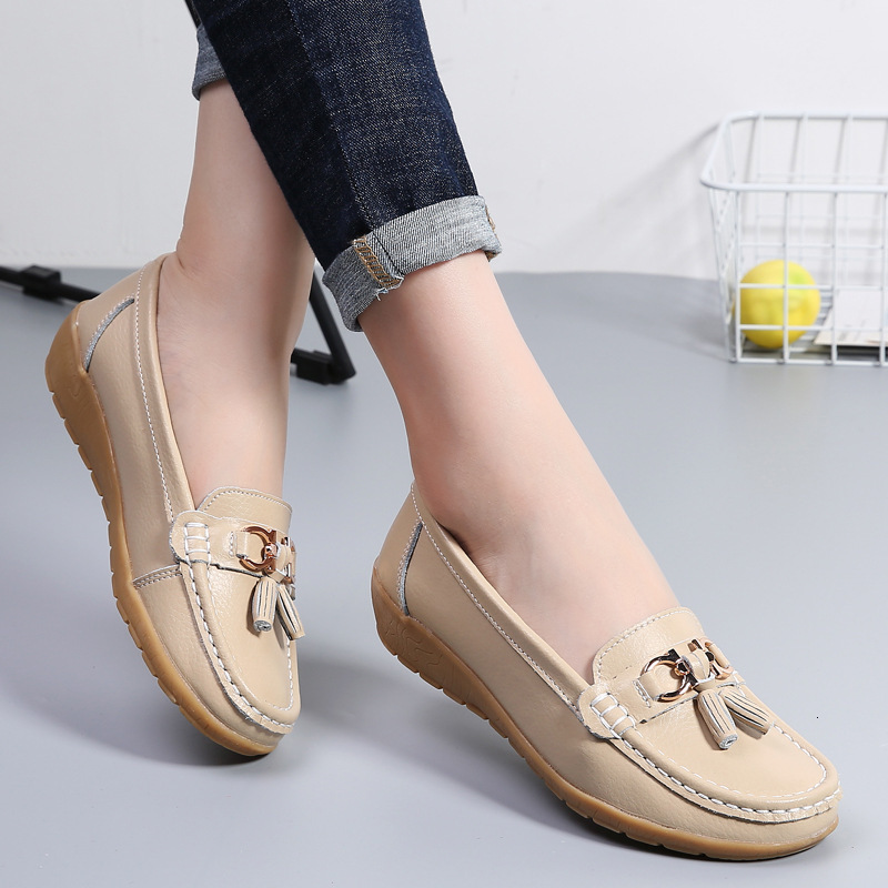 Large 2024 New Spring Single Fashion Mom for Women's Western Style Soft Sole Casual Shoes