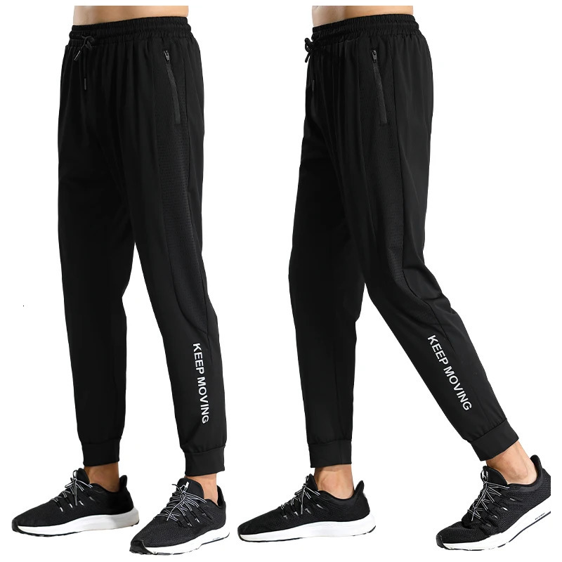 Wholesale High Quality Men Sports Jogging Trousers With Elastic Waist And Side Pockets Quick Dry Gym Running Sweatpants 1205 241104