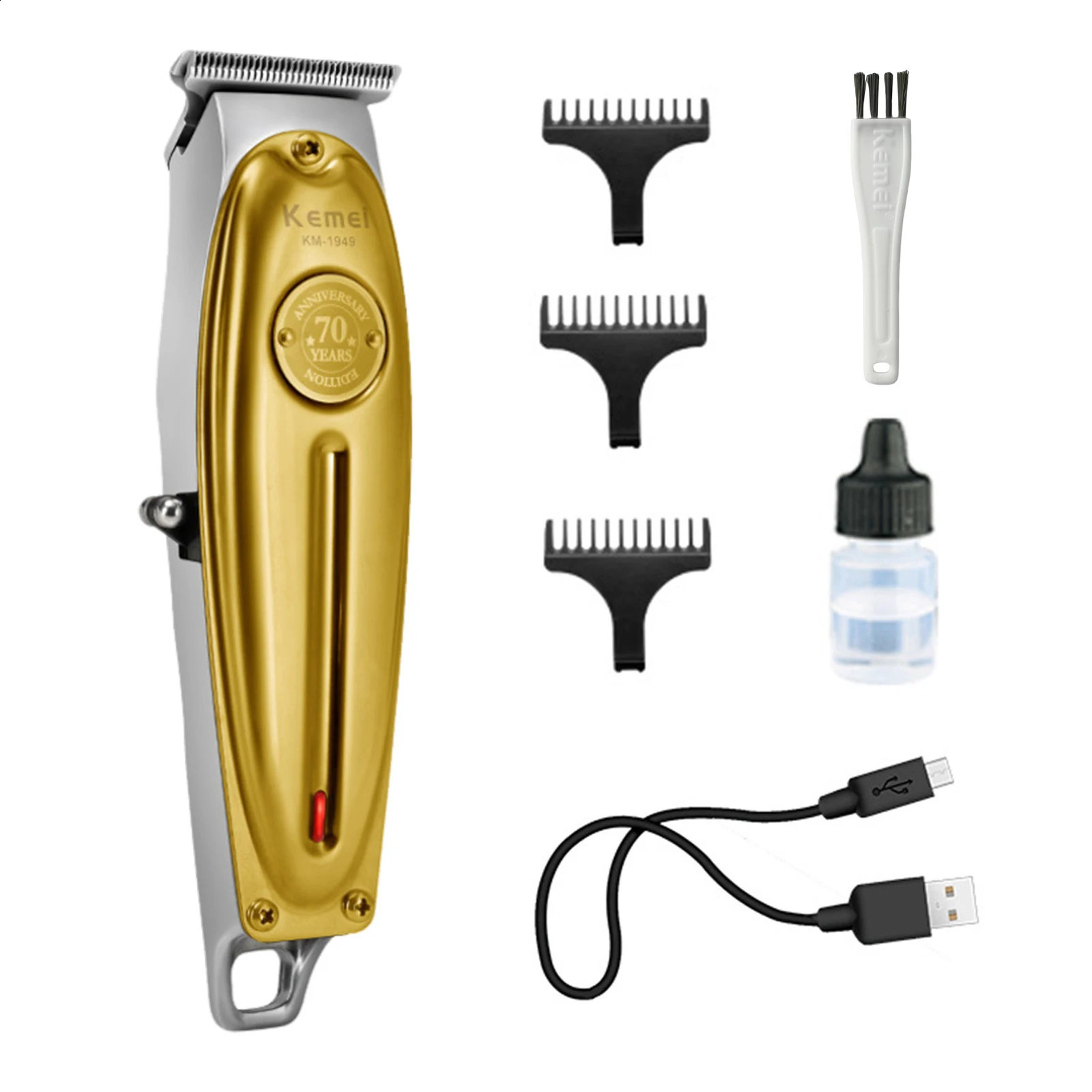 Professional barber with rechargeable precision steel blade hairstylist suitable for hairstylists in hair salons or families 241105