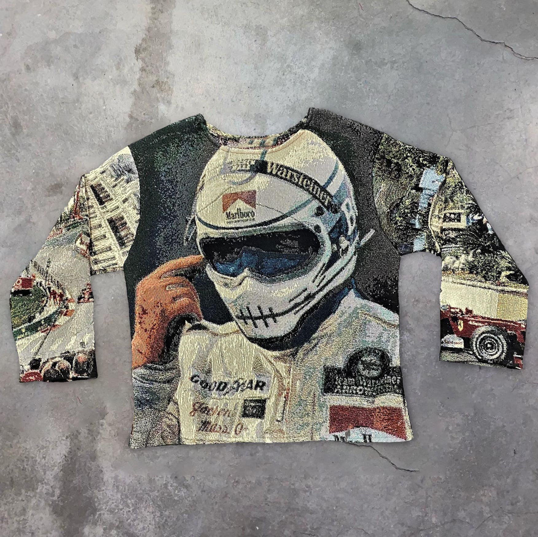 New Spring And Autumn 3D Digital Printed Cat Astronaut Men's Casual Loose Long Sleeve T-Shirt Drop Shoulder Hoodies Graphic Hoodies