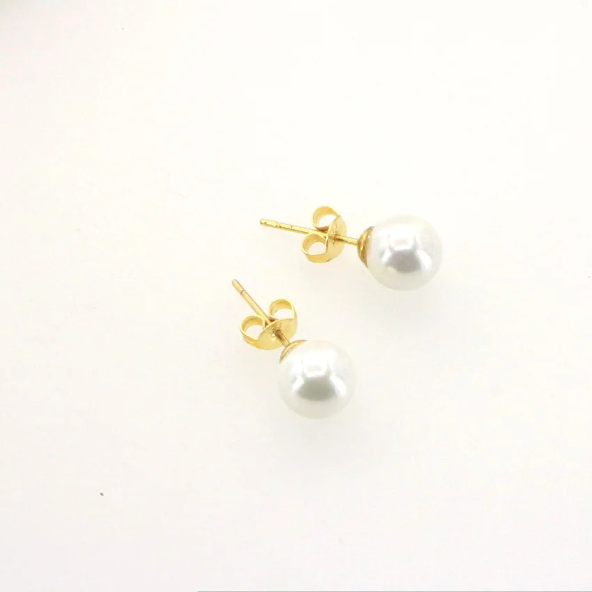 Fashion 2-Row 8mm White Akoya Shell Pearl Round Bead Necklace Bracelet Earring Set Womens Christmas Gift Wholesale Price 241106