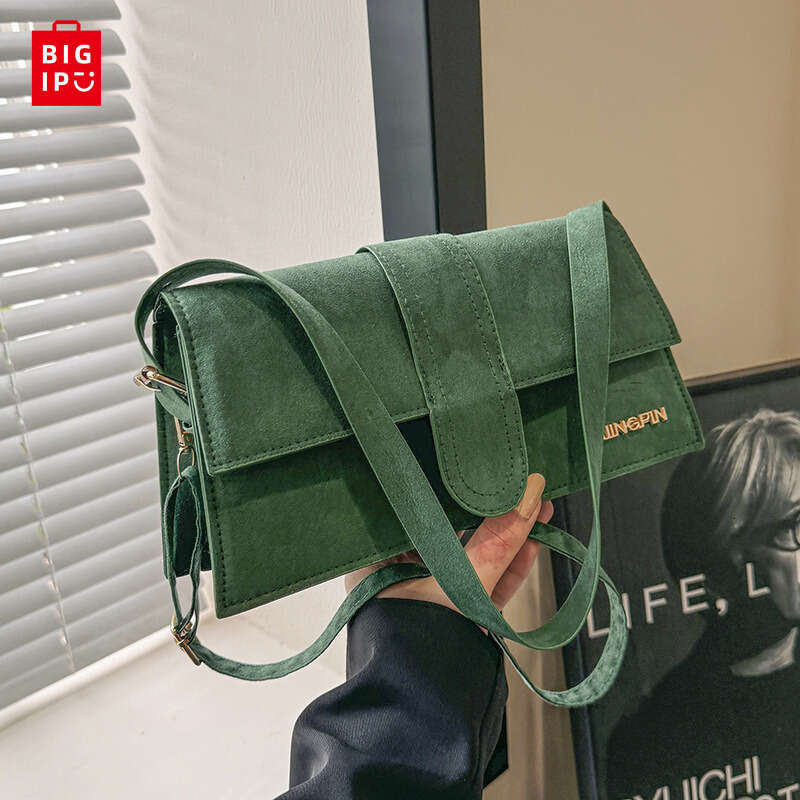 Designer Bag Faux Suede Underarm Shoulder Bag Classic Women Handbag Simple Versatile Autumn Winter Big Size Bag Large Capacity