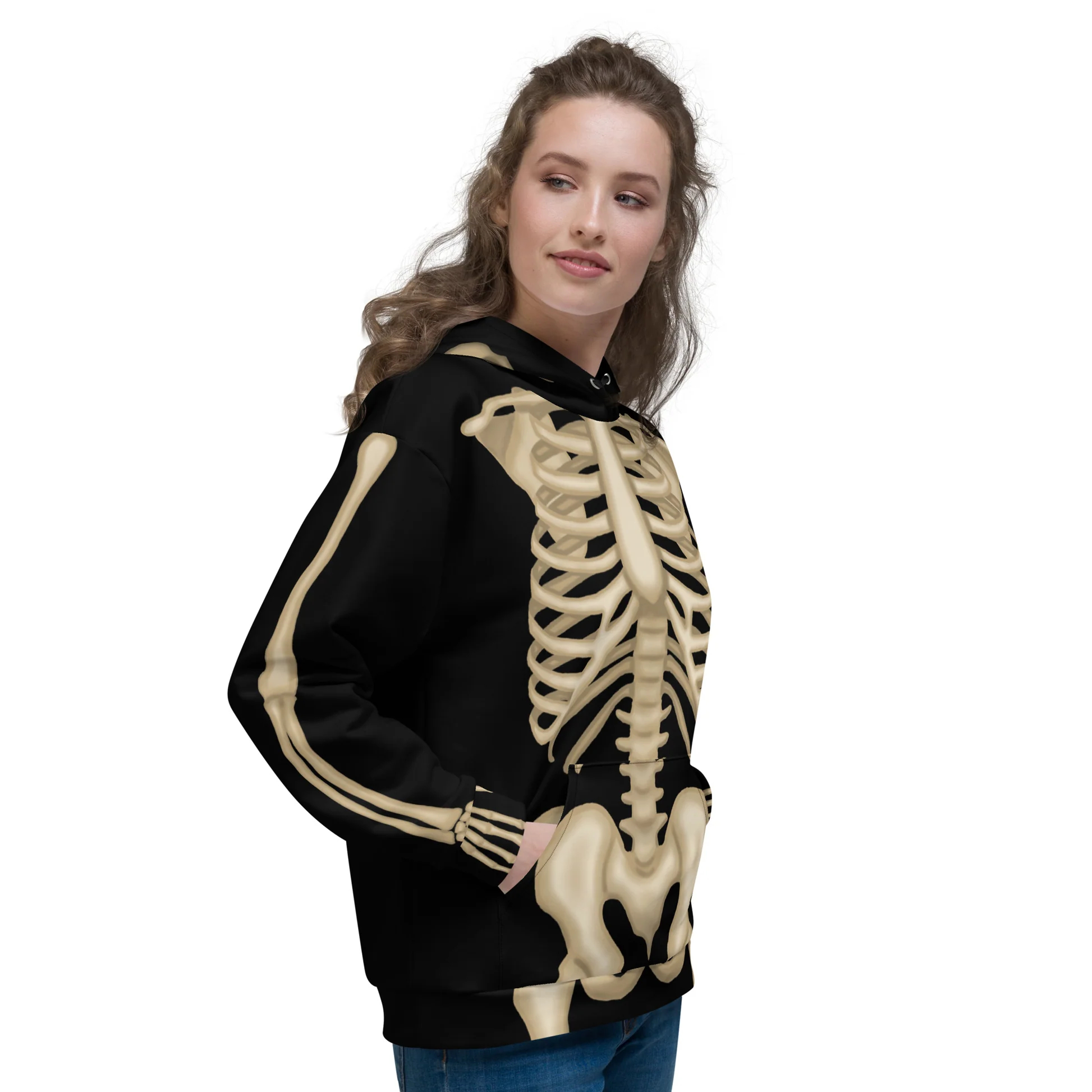Skeleton Halloween Hoodie Sweatshirt customized cheap