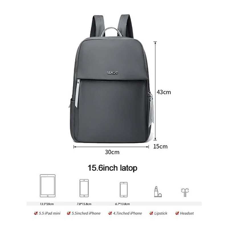 Women Backpack Oxford Cloth Waterproof Large Capacity Business Laptop Bag Fit 15 6 Inch Notebook Travel Backpack 241106