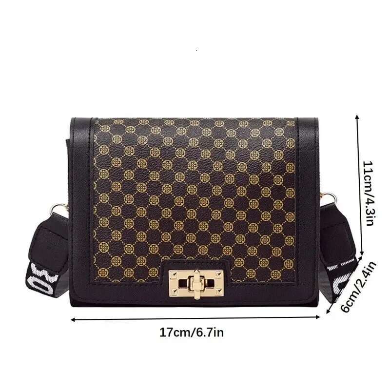 Designer Bag Vintage Plaid Crossbody For Women PU Leather Small Messenger Shoulder Bag With Designer Chic Handy Cellphone Purse Hand Bags
