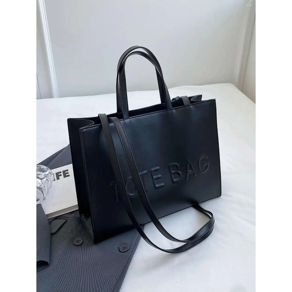 Shoulder Bags Large Capacity Fashionable With Letter Print Fashion Solid Color Simple Crossbody Women Casual Handbag 77Df E09d