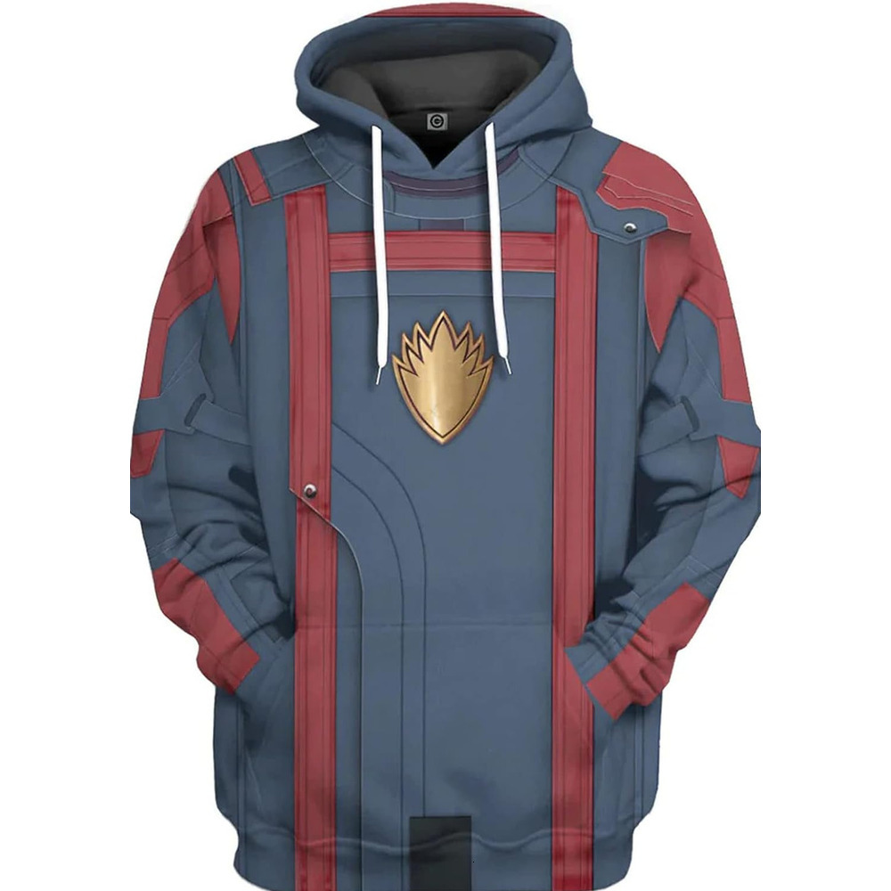 Hoodie for Mens Womens Unisex Guardians Peter Quil 3D Printed Hoodie Sweatshirt Adult GOTG3 Rocket Groot Cosplay Galaxy Lord Costume handsome